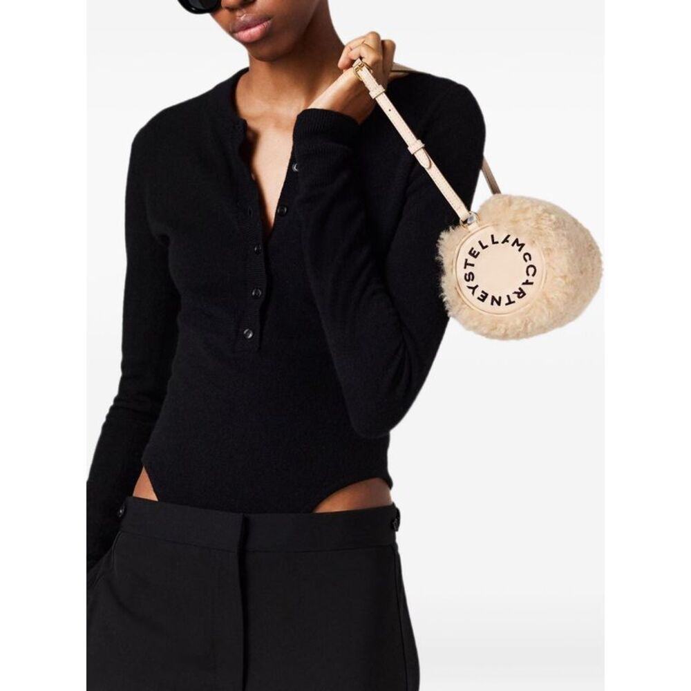 Stella Mccartney Women Stella Logo Shearling Pouch - Picture 4 of 6